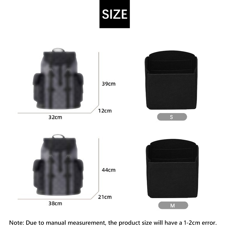EverToner New Felt Handbag Ins - огляд і ціна Backpack Insert Organizer