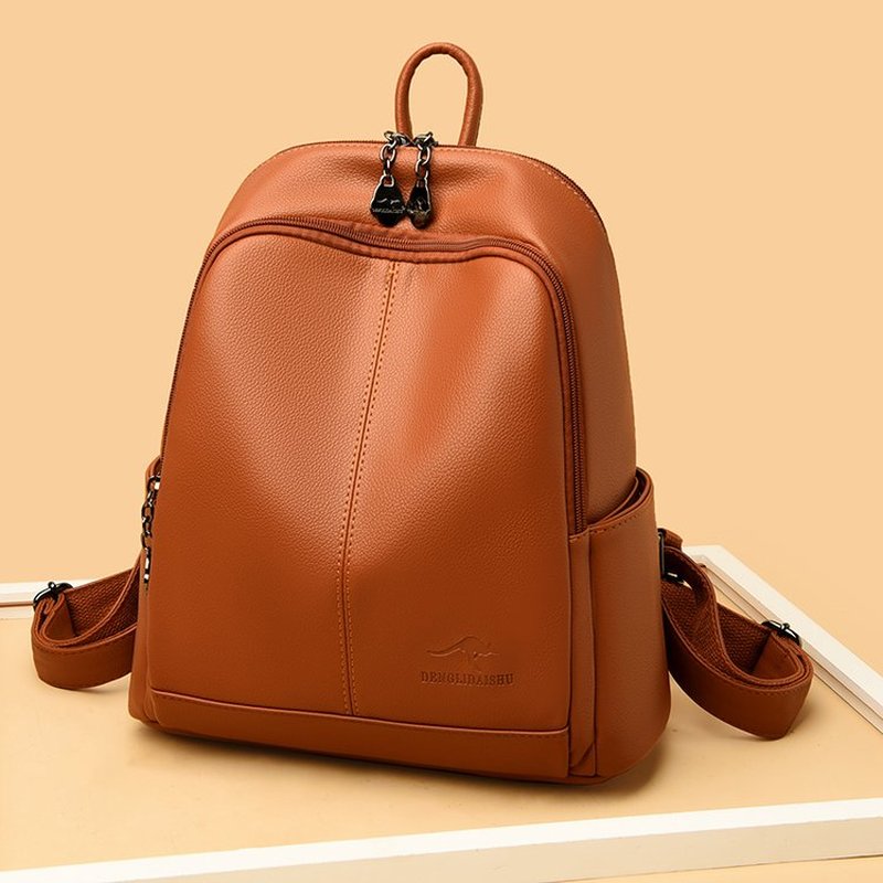 New Korean Soft pu Leather Lar - огляд і ціна Travel Backpack Anti Theft