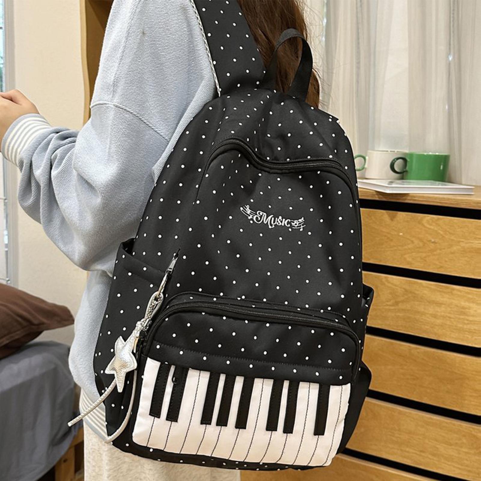 Travel Backpack | Piano Print  - огляд і ціна Fashion Backpack Women